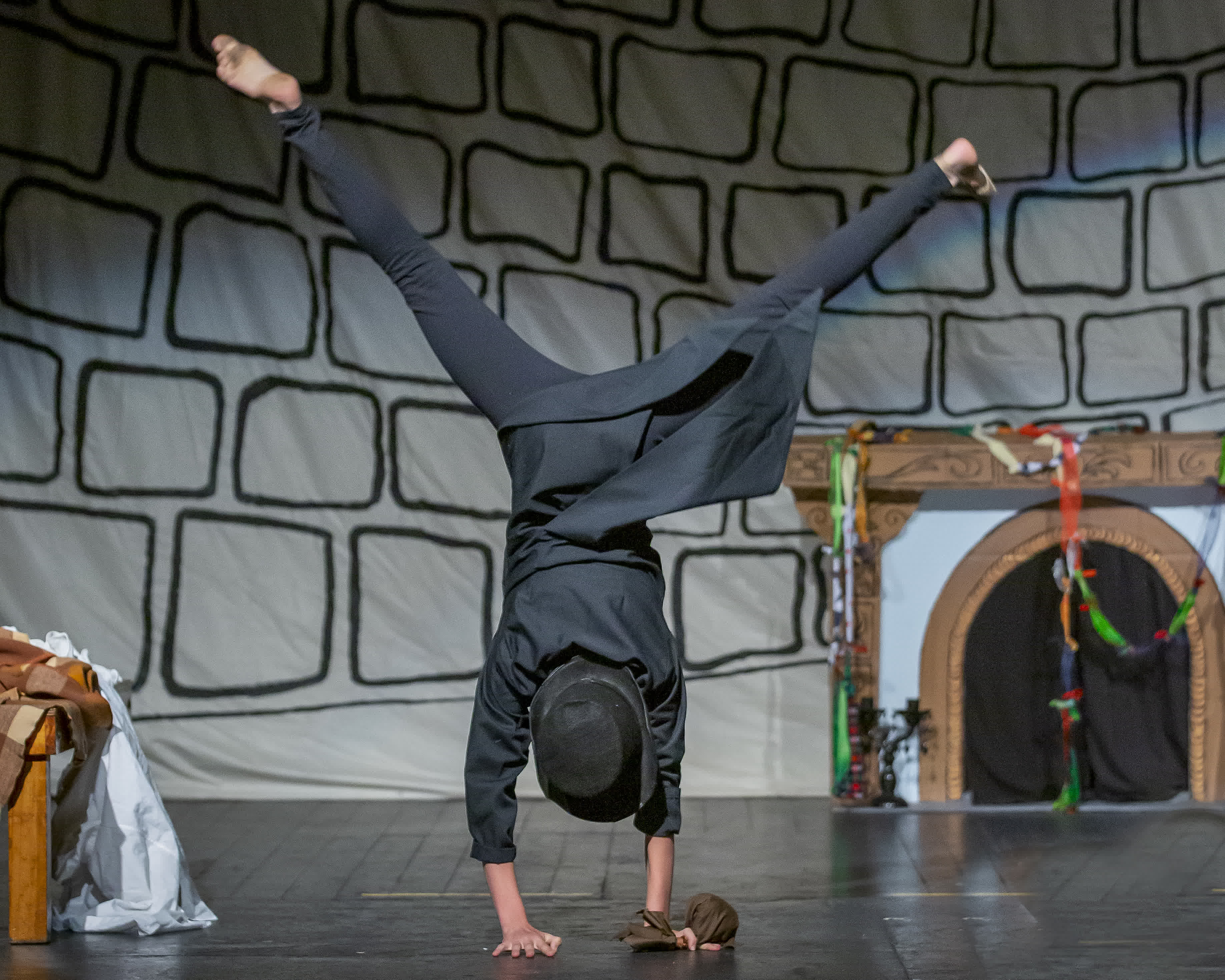 Cartwheel on stage